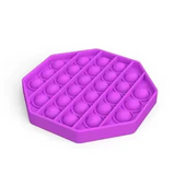 Iyke (Bundle Pack, Octagon, Circle, Heart, Square X 2) Pop It Fidget Toy - Push Pop Bubble Fidget Toy. Free Shipping