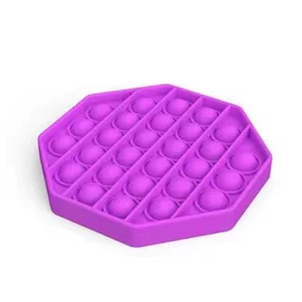 Iyke (Bundle Pack, Octagon, Circle, Heart, Square X 2) Pop It Fidget Toy - Push Pop Bubble Fidget Toy. Free Shipping
