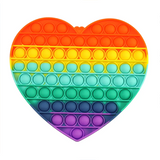 Iyke 4PCS (Heart, Octagon, Square, Circle) Pop It Fidget Toy ~ Free Postage