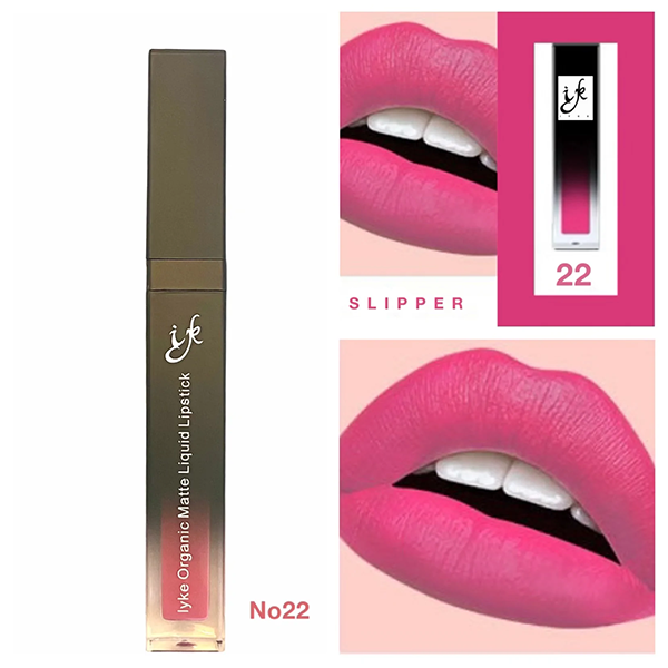 IYKE Slipper Organic Matte Liquid Lipstick (Slipper -22)